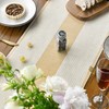 Artoid Mode Boho Yellow Rural Rustic Farmhouse Tassel Table Runner,