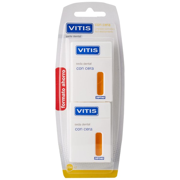 Seda Dent Vitis Con Cera Duplo 2X50M