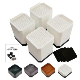 FABOMI [Set of 4] Washing Machine Scaled Stand Anti-Vibration Rubber 4cm 7cm 10cm Washing Machine Storage Height Adjustment Bottom Raise Set of 4 Drum Type Vertical Moving Cleaning Under Washing