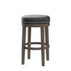 Lexicon Kenmare Swivel Bar Stools Set of 2, Rustic 360