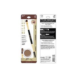 Fijador de cejas en gel incluye brocha Stay Put Brow, Medium Brown, Milani