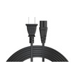 PWR+ Pwr AC Cable Replacement Power Cord 2 Prong 6