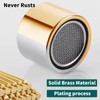 TSBSHum Bathroom Sink Aerator,2.2 GPM Faucet Aerator, Made of Solid