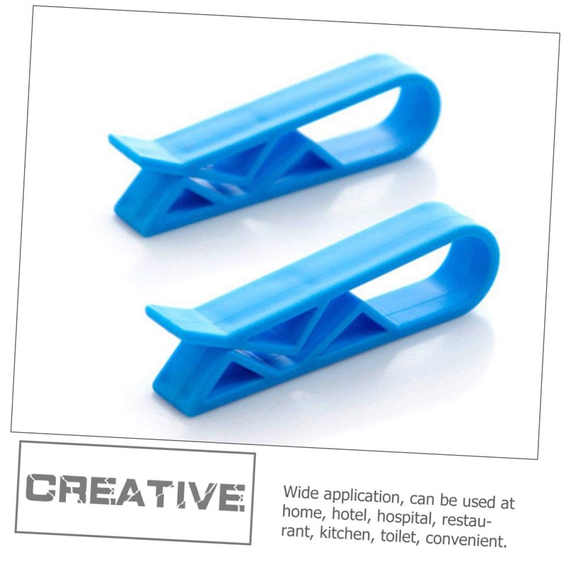 NUOBESTY 24pcs Trash Bag Clips for Garbage Bins Easy Use