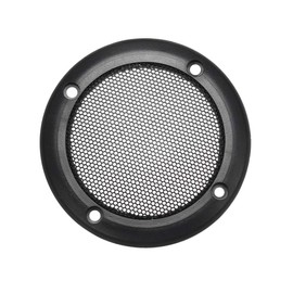 sourcing map Speaker Grille Cover 3.5 Inch Mesh Decorative Circle Subwoofer Protection Black