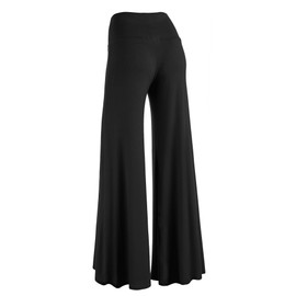 Come Together California CTC WB750 Womens Chic Palazzo Lounge Pants M Black