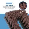 Carlisle FoodService Products 36531027 Swivel Scrub Brush, 8", Rust