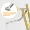 Homydom Ladder Stabilizer for Extension Ladders, Fits 13"-17.6" Wide, Heavy