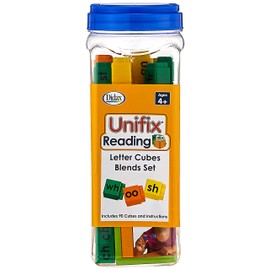 Didax Educational Resources Unifix Letter Blends Cubes Set Medium