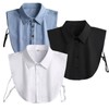 Anmahe Faux Collar Women 3 Pcs Collars for Women,Fake Collar