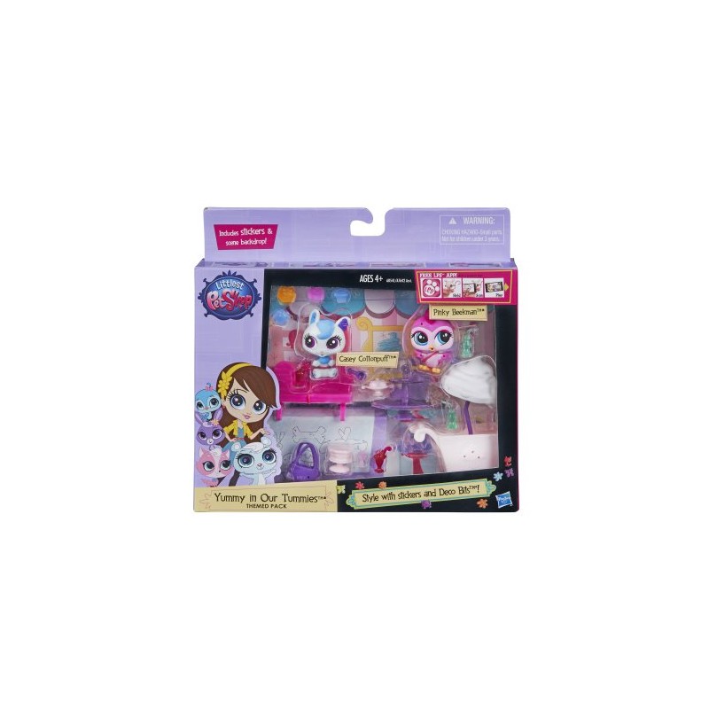 Littlest Pet Shop Yummy in Our Tummies Themed Pack