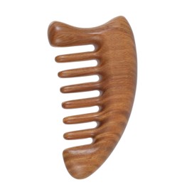 Ipetboom Practical Comb Wooden Massage Comb for Scalp Static-free Hair Care Tool