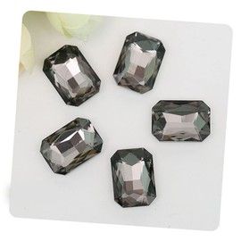 Baluue 50pcs Colorful Octagonal Crystal Rhinestones for Nail Art and Jewelry Assorted Glass Drills for Crafting Fashion Accessories Home Decor and Creative Projects