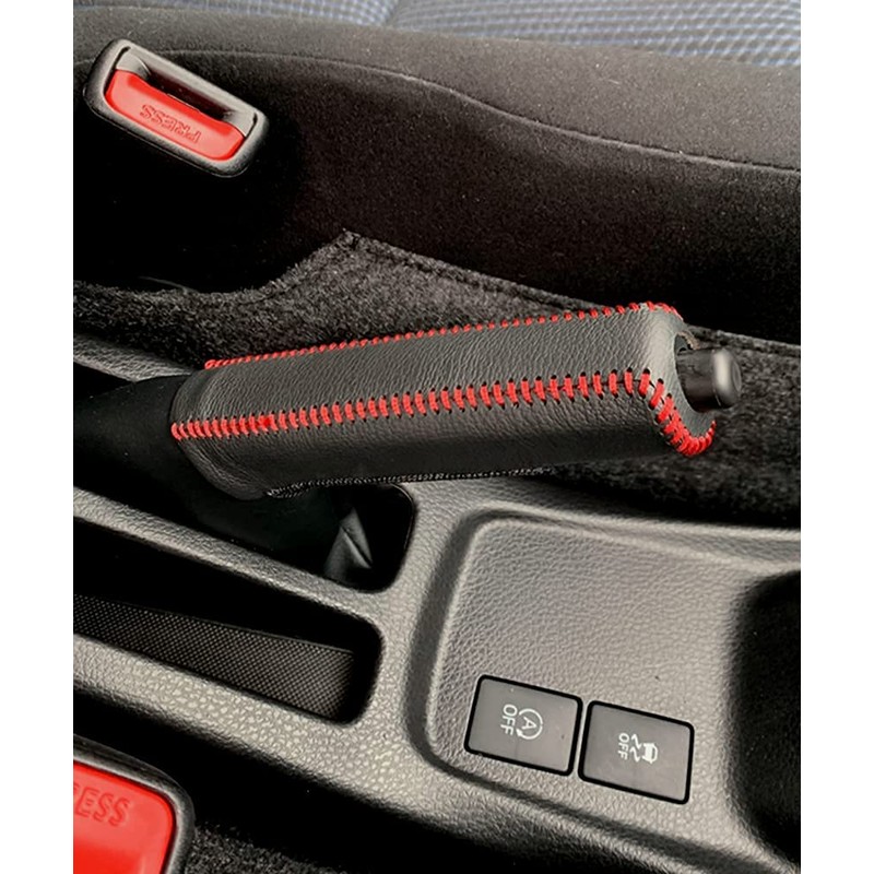 YFFSFDC Genuine Leather Shift Knob Cover Universal Premium Luxury Parking