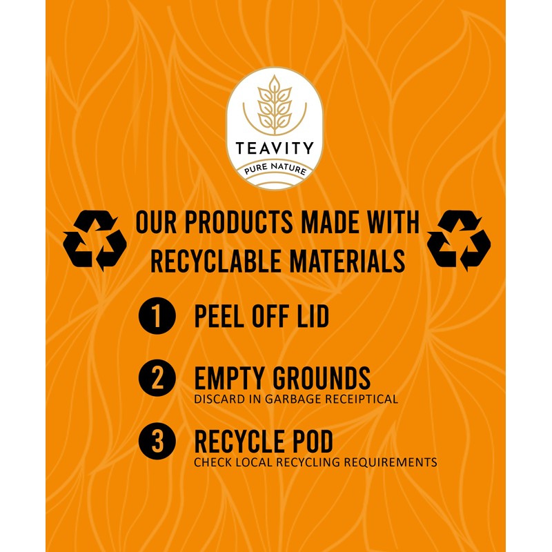 Organic Chamomile Tea Pods for Keurig - Decaf Tea Pods