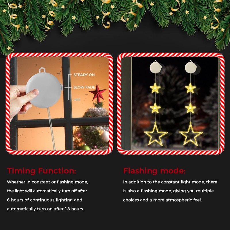 Jsdoin Star Christmas Lights