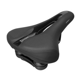 GORIX Bicycle Saddle (Thick & Shock Absorption) Cushion/High Resilience/Perforation/Painless Seat, Road Bike, Cross Bike, Shock Absorption, Mountain Bike, Mini Velo, Stylish, Sports Saddle (GC-AirMax