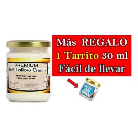 Crema Sebo Bovino Manteca De Vaca Beef Tallow Bálsamo Res                                                                                             