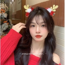 Glowing Reindeer Antler Headband for Kids - Christmas Decoration Free Size/Color 3 10ea