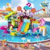 HOGOKIDS Friends Water Park Building Set, 911PCS Summer Fun Party