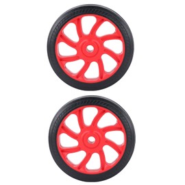 6" Air Compressor Wheels, Universal Air Compressor Wheels Replacement, with 0.5" Dia. Hole 2Pcs Air Compressor Replacement Parts for Easy Mobility