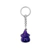 RECKSI Pumpkin Skeleton Crystal Stone Keychain, Natural Crystal Gemstone Keychain