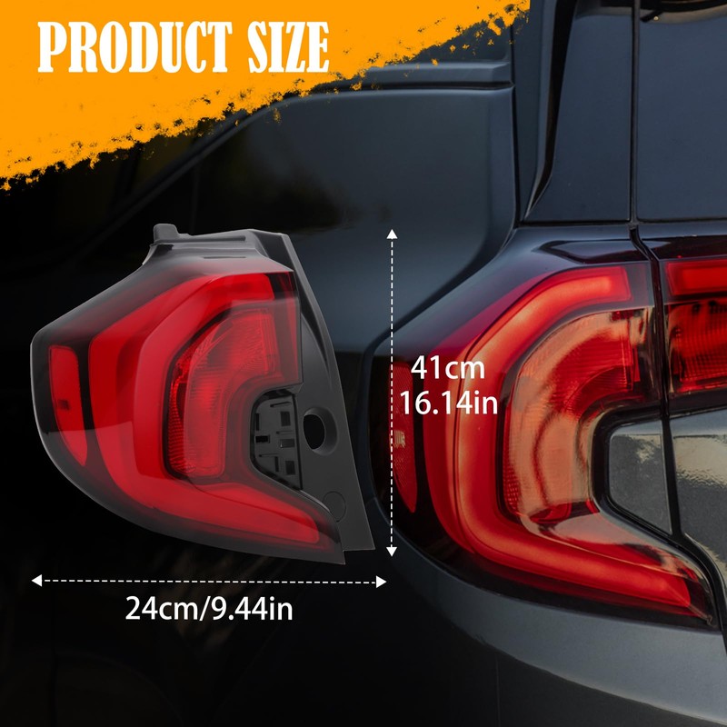 JSKAPA Left Tail Light Assembly Compatible with 2018 2019 2020