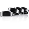 Hifi Lab Aluminium Black Audio Devices 30x11 Legs Feet Aluminium