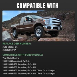 KALANBAY 3C3Z12B637BA Engine Wiring Harness for 2003 2004 Ford F250 F350 F450 F550 Super Duty Diesel Engine,6.0L,Build Date of 1/30/03 Thru 9/29/03 Only, Standalone Wire Harness