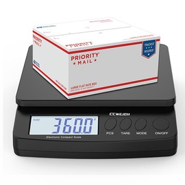 Digital Postal Scale 30kg/66lb - Durable Steel Construction, 6 Units Conversion, Tare Function | for Home, Kitchen, Postal, Shipping, Parcel Transport