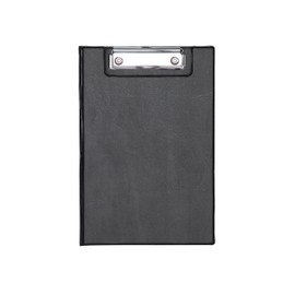 MAUL A5 Writing Case, Cardboard Folder with Foil Cover for Folding, Document Folder A5 with Compartment for Paper, Practical Document Bag for Hanging, Briefcase for Office, Black