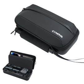 CYNOVA Case for Insta360 X5 Case, Hard Shell Compact Travel Bag for Insta360 X5 Case, Compatible with Extended Edition Selfie Stick, Insta 360 X5 Bag Case, Carry Bag for Insta360 X5 Accessories