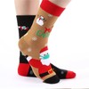 Hauswald Autumn Winter AB Face Christmas Socks, Middle Calf Cotton