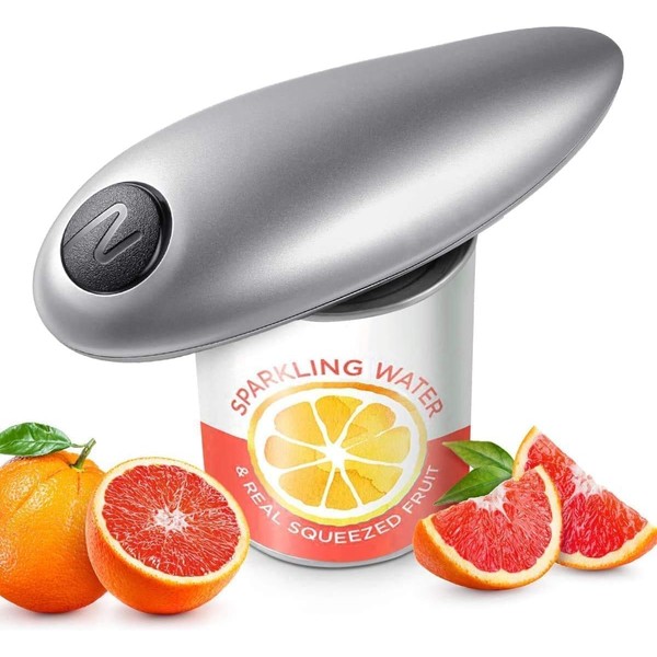 Can Opener Electric Kitchen Automatic Can Opener with One-Start Button for Arthritis Elderly and Chefs Flat Smooth Suitable for All Can Sizes