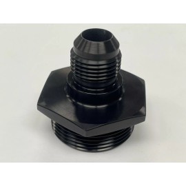 JJ Motorsports Rear End Quick Change Fitting for Filler Tank Aluminum Black IMCA UMP