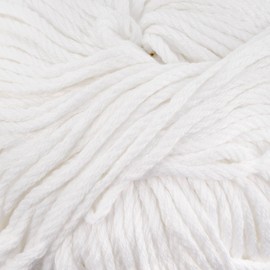 JubileeYarn Bamboo Cotton Chunky Yarn - 100g/Ball - Cotton White - 2 Balls