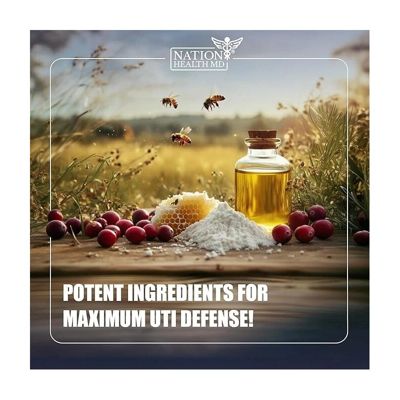 nation health md UroBliss Formula for Urinary Tract Support,D Mannose