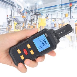 EMF Electromagnetic Field Measuring Instrument, 5 Hz-3500 Hz, 3 Functions, Electromagnetic Wave Measurement Tester, Electric Field, Magnetic Field, Temperature, ABS Material, Electromagnetic Wave