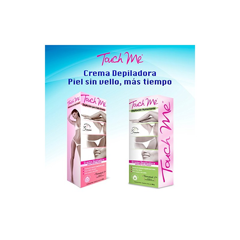 TOUCH ME - Crema Depiladora para Vello grueso. Con extracto