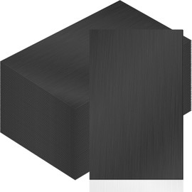 Therwen 40 Pcs 5 x 7 Inch Flashing Aluminum Flashing Sheet Metal Roof for Shed Weatherproofing Areas of Roof Around Chimneys or Skylights (Black)
