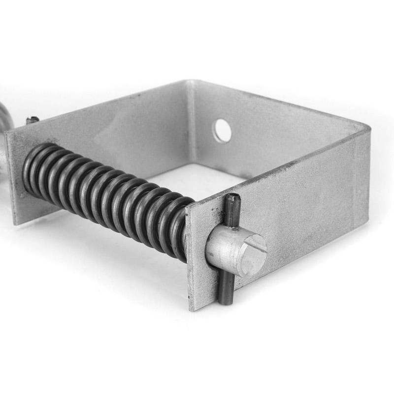 4 Inch Rubber Gate Wheel 110 lbs Heavy Duty Spring