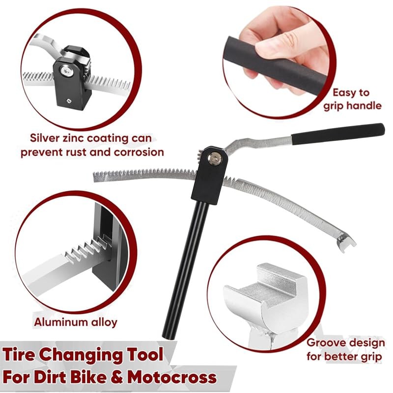 zzchzrr Dirt Bike Tire Changing Tool Kit for 16"-21" Wheels