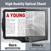 10X Rechargeable Magnifying Glass with Light and Stand, 50 LED