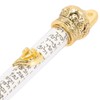 HOMSFOU Mezuzah with Scroll Jewish Mitzvah Door Mezuzah Case Metal