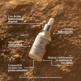 PACALLI Kalinat Sérum de Ácido Hialurónico Vegetal · Hidratación y Suavidad · Rápida Absorción · 30 ml