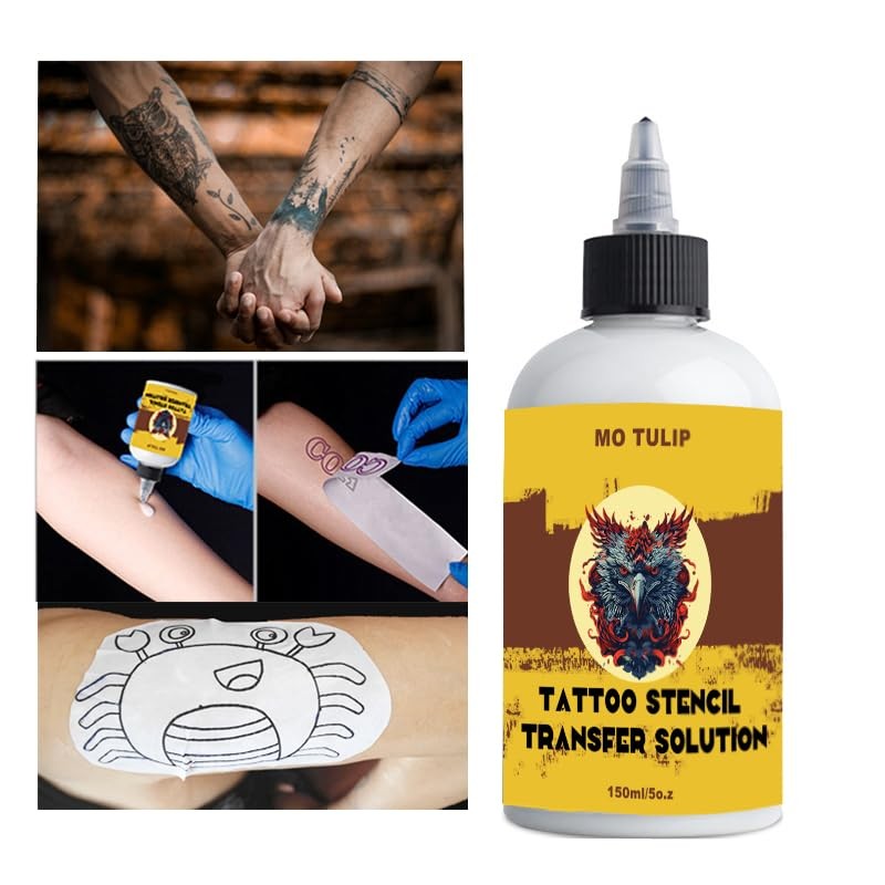 Tattoo Stencil Transfer Gel Solution for Machine Stencils, Tattoo Transfer