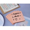 ONLYKXY 4 Pack Transparent Sticky Notes 3x3in Waterproof Self-Stick Book