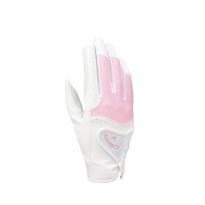 Callaway Gloves HYPER GRIP DUAL WMS WHT/PNK 20 23 (20