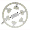 Zhairdalstar 24W LED Flush Mount Ceiling Fan Ring Light Kit