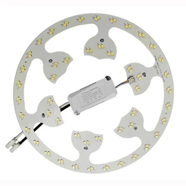 Zhairdalstar 24W LED Flush Mount Ceiling Fan Ring Light Kit Replacement,Retrofit LED Light Engine Panel, 3 CCT: 3000K 4500K 6000K